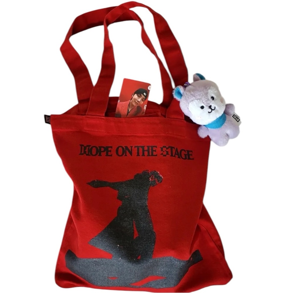 HOPE ON THE STAGE Red Tote Bag